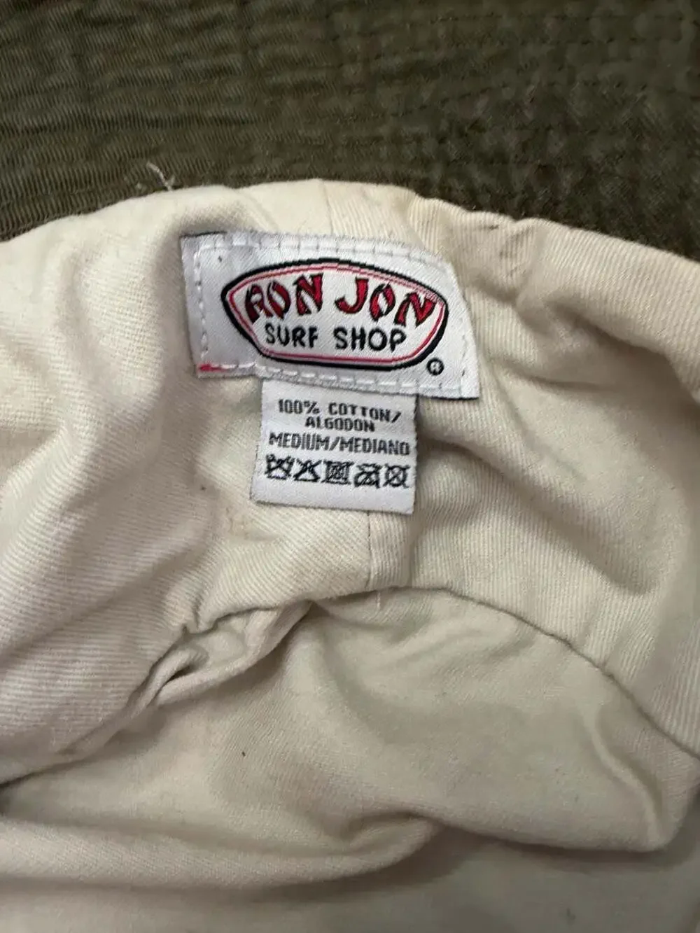 Ron Jon Surf Shop Boonie Style Bucket Hat with Chin Strap